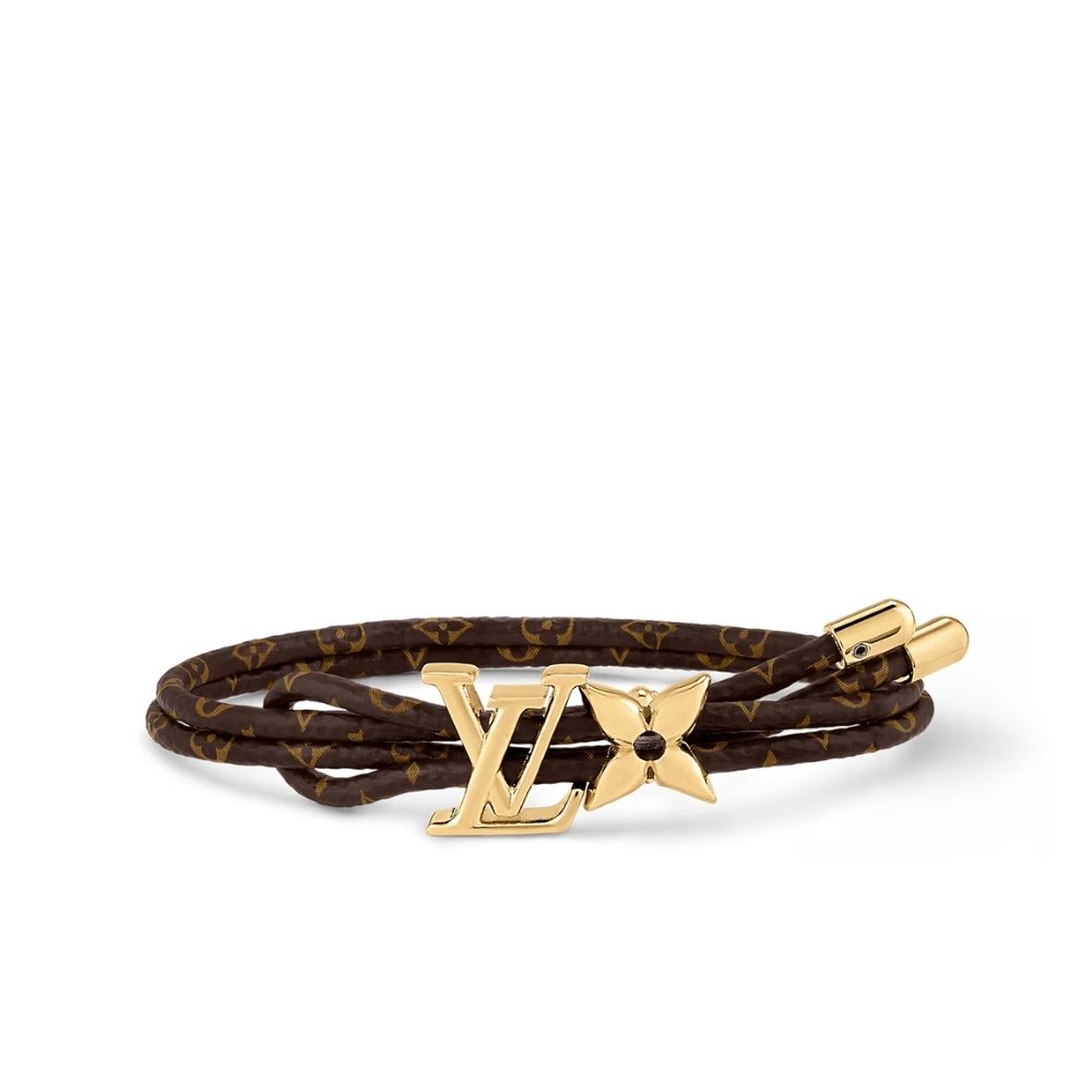 Thumbnail-25-6 Louis Vuitton Lv Bloom Bracelet Monogram Brown M8416Z - Image 1