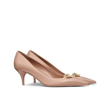 Valentino Garavani Vlogo Patent Leather Slingback Pump Pink