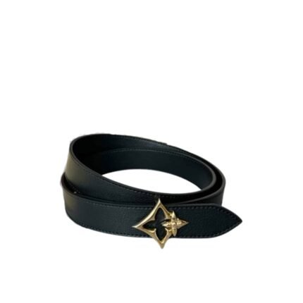 Louis Vuitton Lv Flowergram Belt 25Mm Black
