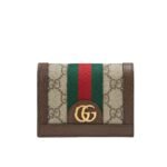 Gucci Ophidia Card Case Wallet Gg Supreme Brown 11Cm 523155 96Iwg 8745