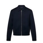 Louis Vuitton Lv Blason Embossed Zipped Blouson Dark Night Blue 1Aiir1