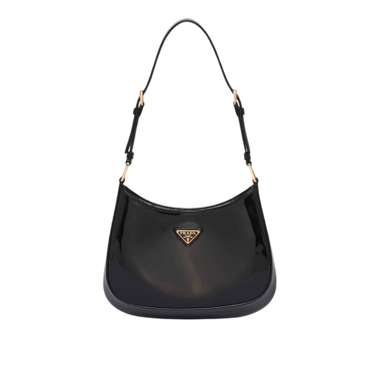 Thumbnail-4-27 Prada Cleo Patent Leather Bag Black 27Cm 1Bc169 069 F03Kj V Hoo - Image 1