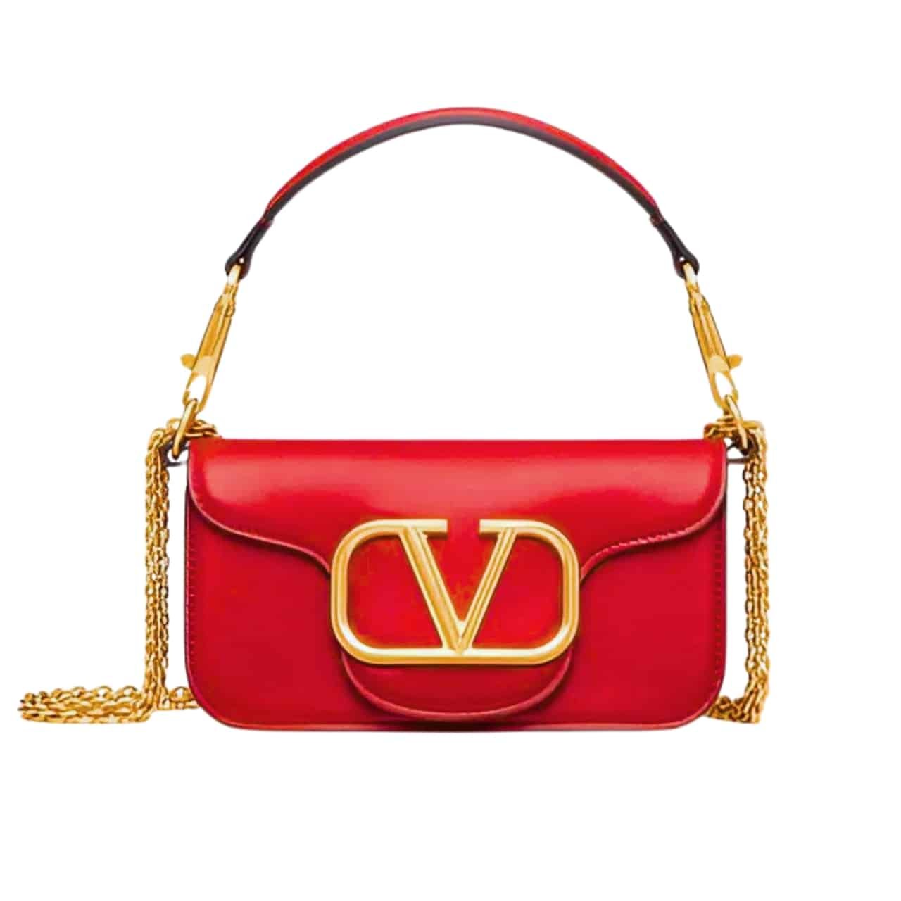 Thumbnail-42-5 Valentino Locò Small Shoulder Bag In Red 20Cm 1W2B0K53Zxlm24 - Image 1