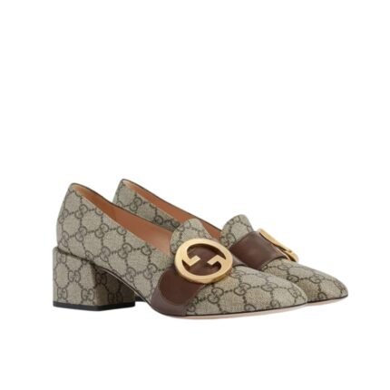 Gucci Women’S Blondie Pump Beige ‎701711 9I650 9769