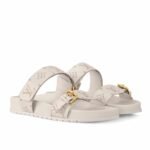 Louis Vuitton Bom Dia Flat Comfort Mule Dune Beige 1Ahmt7