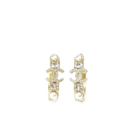 Chanel Earrings Cc Gold