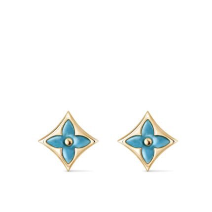 Louis Vuitton Color Blossom Bb Star Ear Stud Yellow Gold Q16641