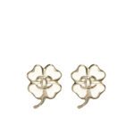 Chanel Stud Earrings In Gold Metal With Resin Hardware Abf317 B19851 Nafgv