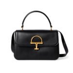 Gucci Siena Medium Top Handle Bag Black Leather 25Cm ‎855535 AAFKB 1000