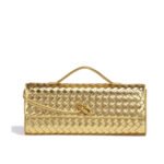 Bottega Veneta Andiamo Clutch Gold 31Cm 741511V4P128922