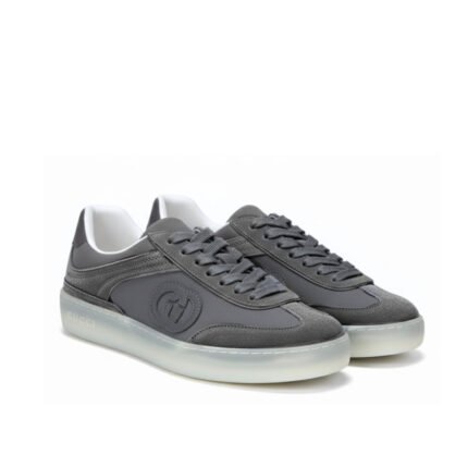 Gucci Men G75 Sneaker Grey Suede 845147 AAFGP 1275