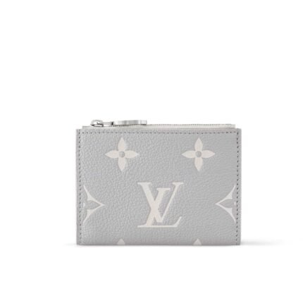 Louis Vuitton Lisa Wallet Bicolor Monogram Brume Gray 11Cm M13797