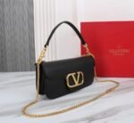 Valentino Locò Calfskin Shoulder Bag In Black 1W2B0K30Zxl0No - Image 2