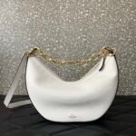 Valentino Garavani Small Vlogo Moon Hobo Bag In Grainy Calfskin With Chain White 29Cm 4W2B0N08Jdk 098 - Image 2