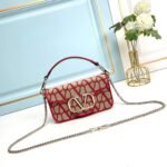 Valentino Garavani Locò Small Toile Iconographe Shoulder Bag Red 20Cm B0L97JSQJ4A - Image 2