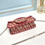 Valentino Garavani Locò Small Toile Iconographe Shoulder Bag Red 20Cm B0L97JSQJ4A - Image 4