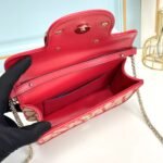 Valentino Garavani Locò Small Toile Iconographe Shoulder Bag Red 20Cm B0L97JSQJ4A - Image 9