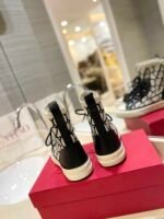 Valentino Garavani Toile Iconographe Socks Sneaker White - Image 2