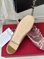 Valentino Garavani Rockstud Satin Ballerina Water Lilac 3W2S0Hb6Swh 6E0 - Image 2