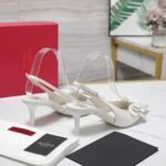 Valentino Garavani Papier Phalène Slingback Pumps White - Image 4