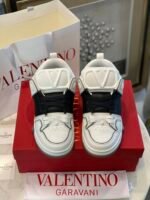 Valentino Garavani Open Skate Sneaker White And Black - Image 10