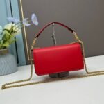 Valentino Locò Small Shoulder Bag In Red 20Cm 1W2B0K53Zxlm24 - Image 3