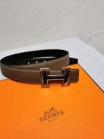 Hermes Belt Togo Swift Silver Buckle Brown 24Mm - Image 2