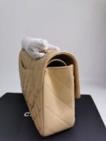 Chanel Cc Timeless Lined Flap Caviar Bag Dark Beige 26Cm - Image 5