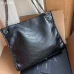 Saint Laurent Medium Niki Shopping Bag Black 33Cm - Image 8