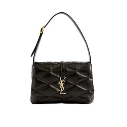 Saint Laurent Le 57 Quilted Leather Shoulder Bag Black 23Cm