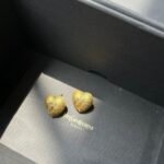 Saint Laurent Ysl Heart Earrings Gold - Image 5