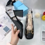 Gucci Women’S Mid Heel Slingback With Horsebit Black - Image 5