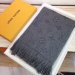 Louis Vuitton Logomania Shine Scarf Gray 180Cm - Image 2