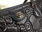 Gucci Gg Matelassé Leather Medium Tote Bag Black 631685 Um8Ig 1000 - Image 6