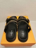 Louis Vuitton Bomdia Flat Comfort Mule Brown 1Aaw8H - Image 4