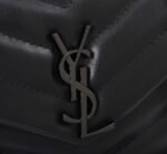 Saint Laurent Loulou Small Chain Bag In Matelassé Y Black Noir 23Cm 494699Dv7281000 - Image 3