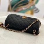 Chanel Shoulder Bag Black 20Cm Ap1787 - Image 7