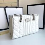 Gucci Gg Marmont Small Tote Bag White 26.5Cm 681483 Um8Bn 9022 - Image 6