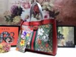 Gucci Ophidia Gg Flora Medium Tote Red 44Cm - Image 7