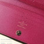 Louis Vuitton Clemence Wallet Brown Canvas Pink 21Cm M60742 - Image 7