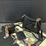 Gift Set: Louis Vuitton Carryall Bag In Monogram Canvas With Zippy Coin Purse And Scarf Monogram Black - Image 2