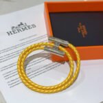 Hermes Tournis Tresse Bracelet Yellow H068406Fp9Ot3 - Image 3