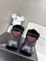 Prada Cloudbust Thunder Technical Fabric Sneakers Black - Image 8