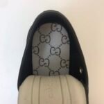 Gucci Women’S Leather Top Sneaker Black - Image 4