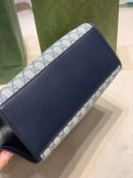 Gucci Tote Bag With Interlocking G Beige And Blue 31Cm 659983 K9Gsn 4075 - Image 7