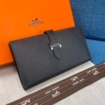 Hermes Bearn Wallet Black 17Cm H084871Ck89 - Image 2