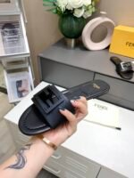 Fendi Baguette Leather Slide Black 8R8136 Ae7T F0Abb - Image 6