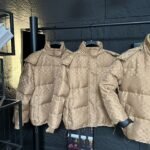 Louis Vuitton Monogram Puffer Jacket Beige 1Aiozf - Image 9