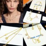 Louis Vuitton Lv Floragram Necklace Gold M03016 - Image 7