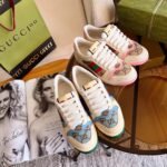 Gucci Women’S Screener Sneaker With Crystals Pink ‎677423 9Sfr0 2587 - Image 3